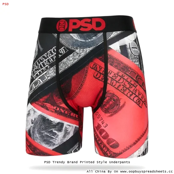 PSD Trendy Brand Printed Style Underpants