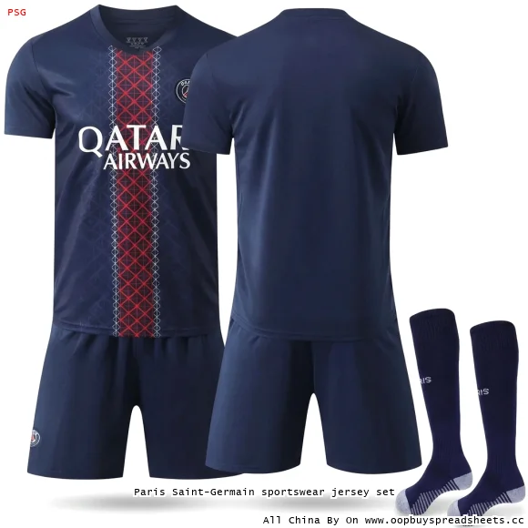 Paris Saint-Germain sportswear jersey set