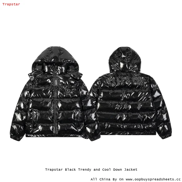 Trapstar Black Trendy and Cool Down Jacket
