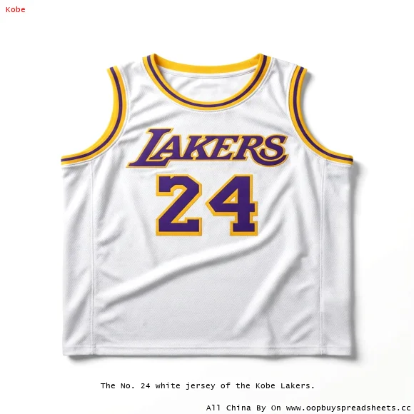 The No. 24 white jersey of the Kobe Lakers.