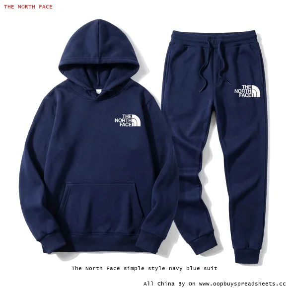 The North Face simple style navy blue suit