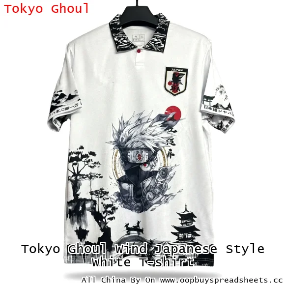 Tokyo Ghoul Wind Japanese Style White T-shirt