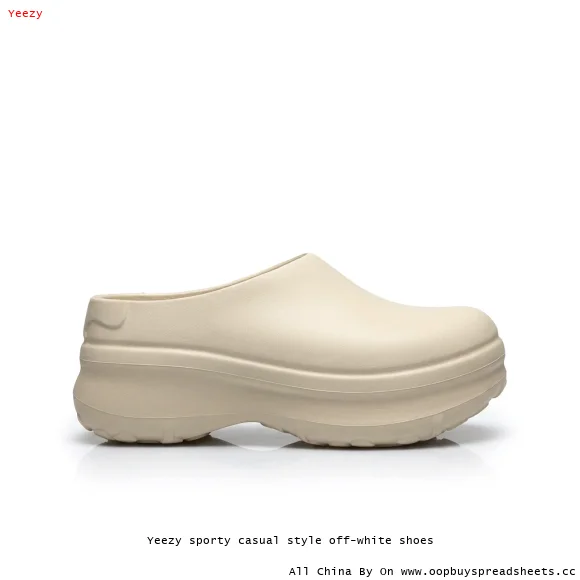 Yeezy sporty casual style off-white shoes