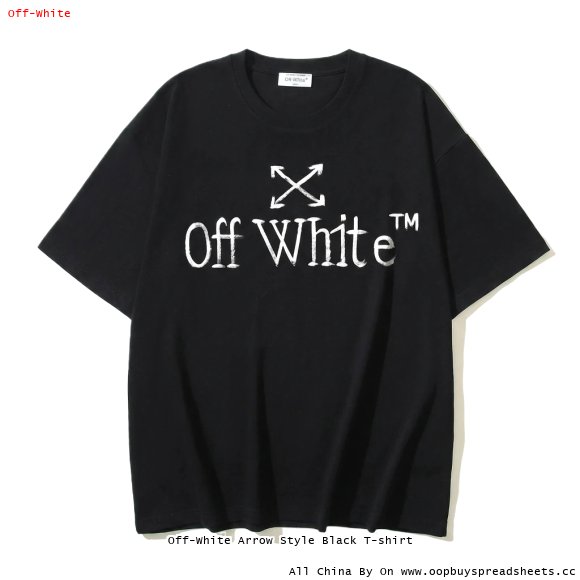 Off-White Arrow Style Black T-shirt
