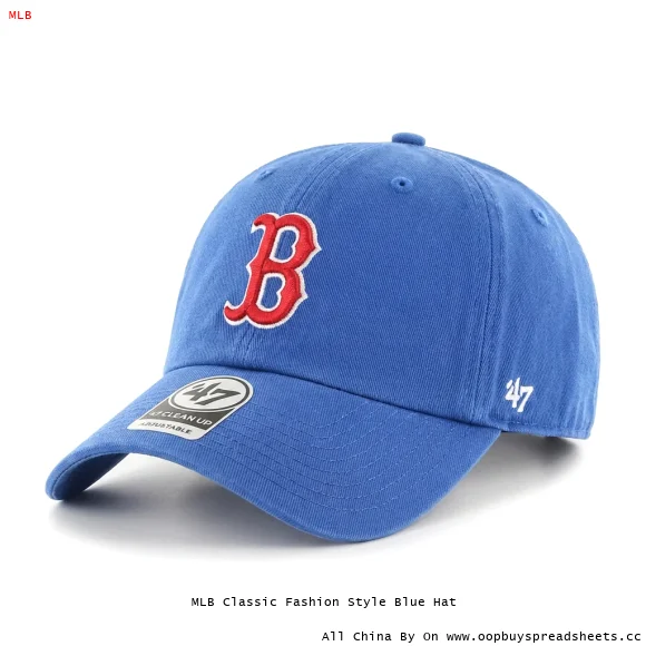 MLB Classic Fashion Style Blue Hat