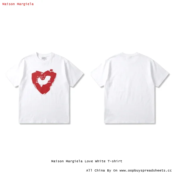 Maison Margiela Love White T-shirt