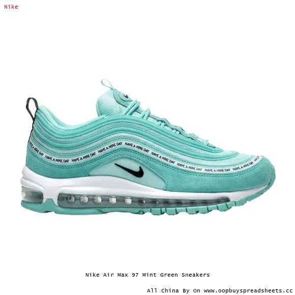 Nike Air Max 97 Mint Green Sneakers