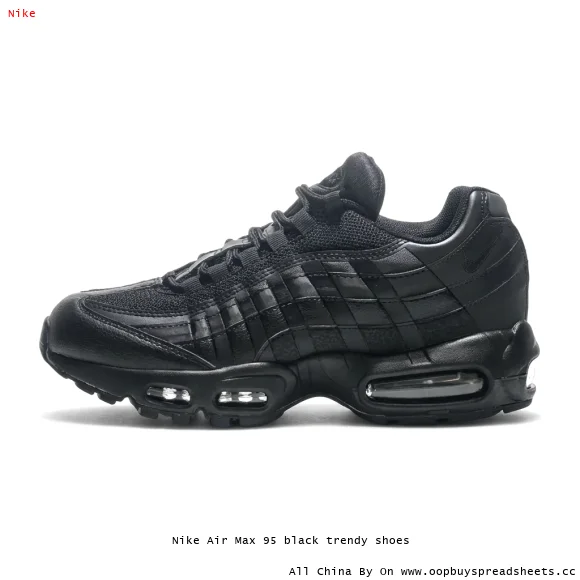 Nike Air Max 95 black trendy shoes