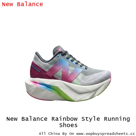 New Balance Rainbow Style Running Shoes