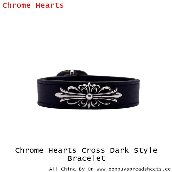Chrome Hearts Cross Dark Style Bracelet