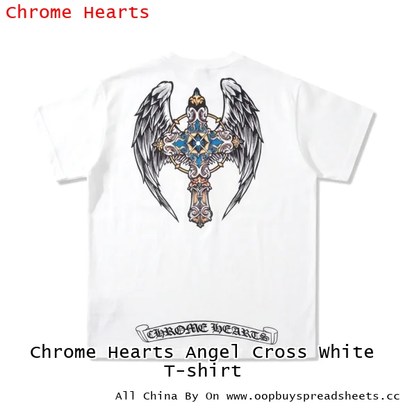 Chrome Hearts Angel Cross White T-shirt