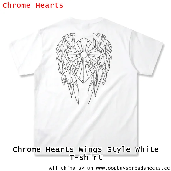 Chrome Hearts Wings Style White T-shirt