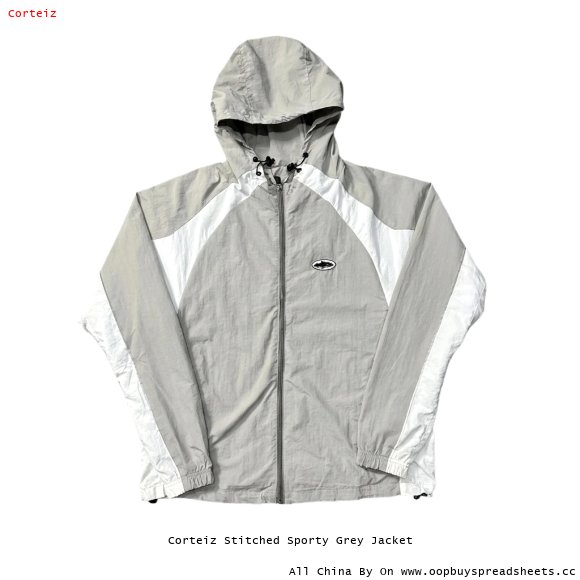 Corteiz Stitched Sporty Grey Jacket