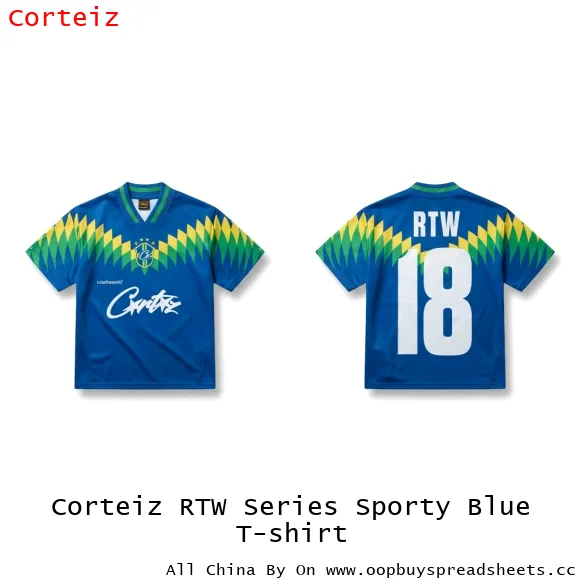 Corteiz RTW Series Sporty Blue T-shirt