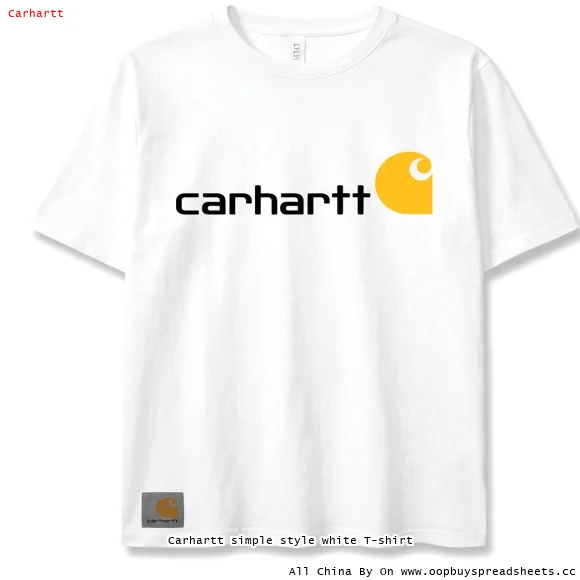 Carhartt simple style white T-shirt
