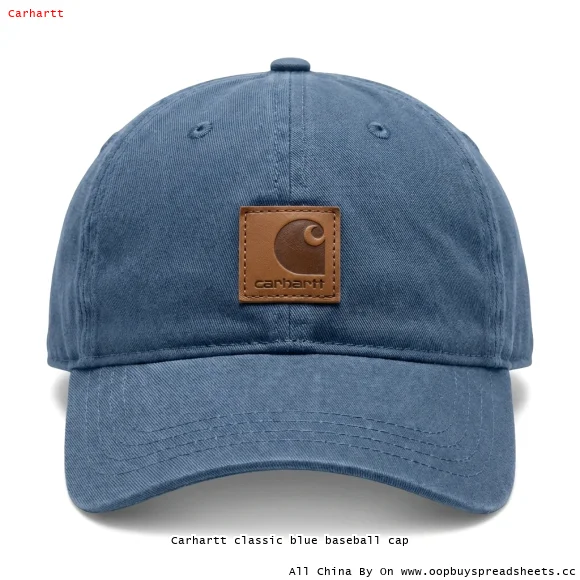 Carhartt classic blue baseball cap