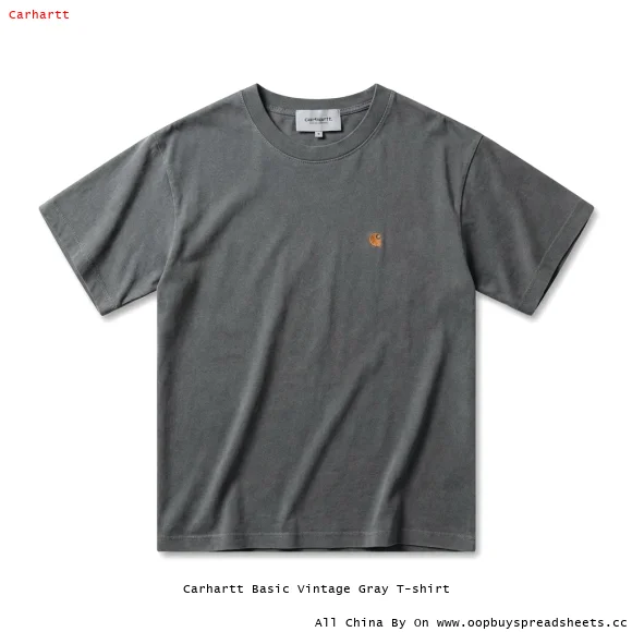 Carhartt Basic Vintage Gray T-shirt