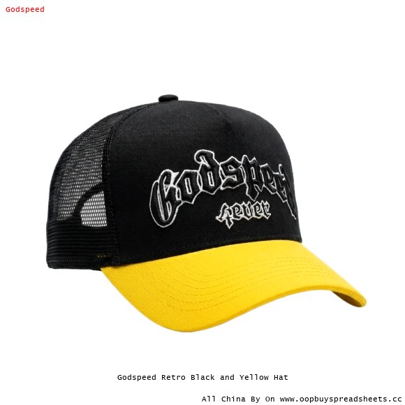 Godspeed Retro Black and Yellow Hat