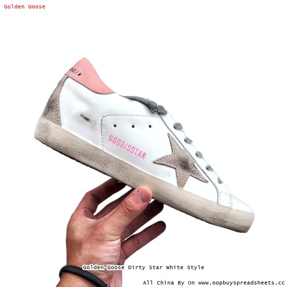 Golden Goose Dirty Star White Style
