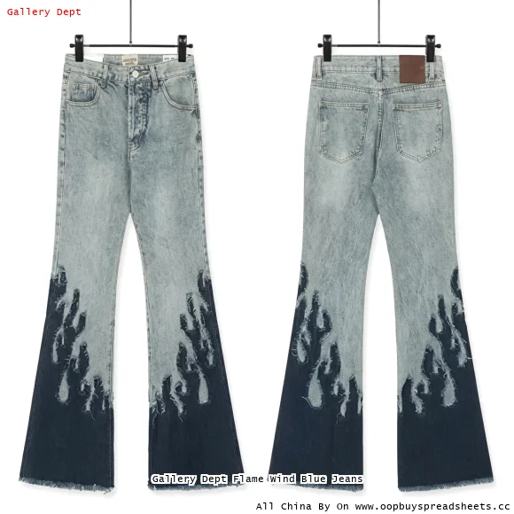 Gallery Dept Flame Wind Blue Jeans