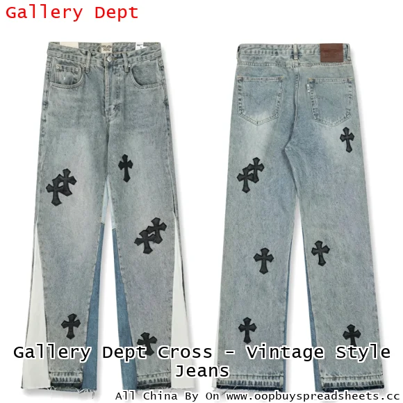 Gallery Dept Cross - Vintage Style Jeans