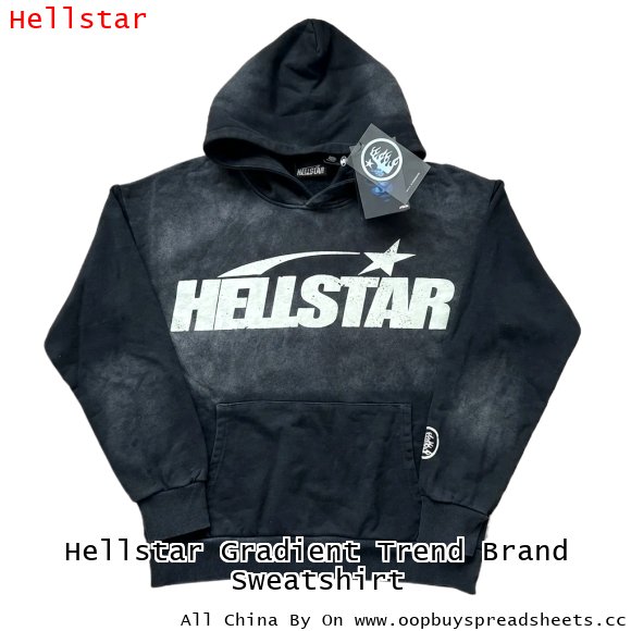 Hellstar Gradient Trend Brand Sweatshirt