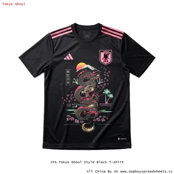 JFA Tokyo Ghoul Style Black T-shirt