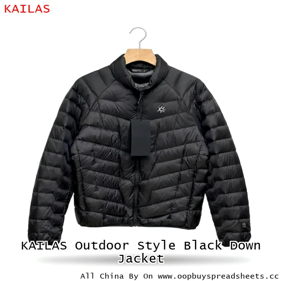 KAILAS Outdoor Style Black Down Jacket