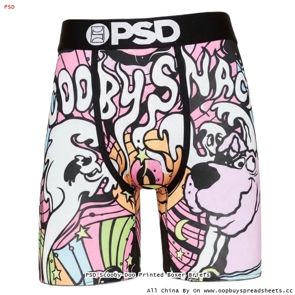PSD Scooby-Doo Printed Boxer Briefs