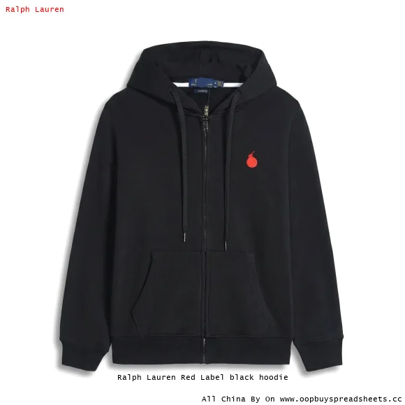 Ralph Lauren Red Label black hoodie