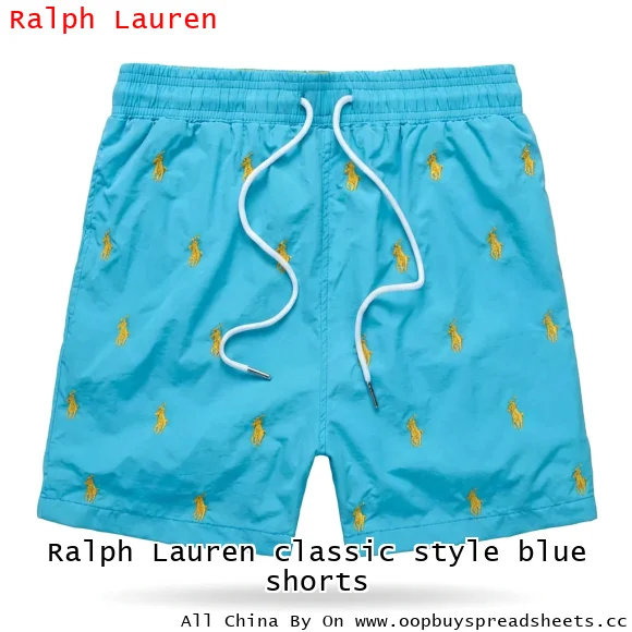 Ralph Lauren classic style blue shorts