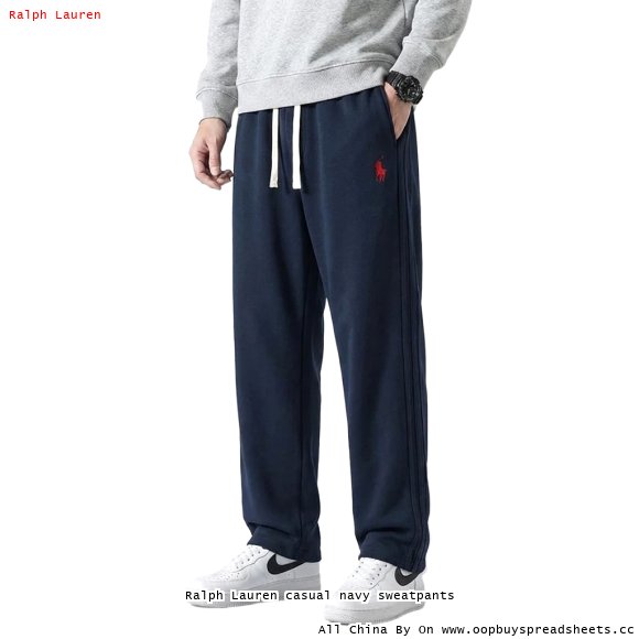 Ralph Lauren casual navy sweatpants