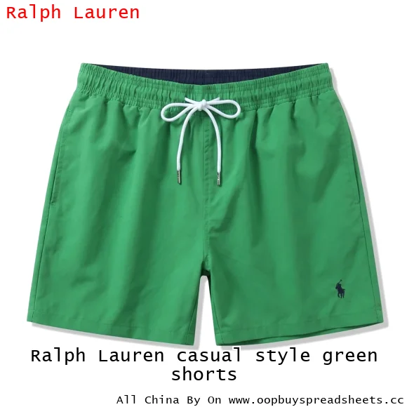 Ralph Lauren casual style green shorts