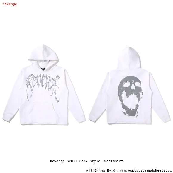 Revenge Skull Dark Style Sweatshirt