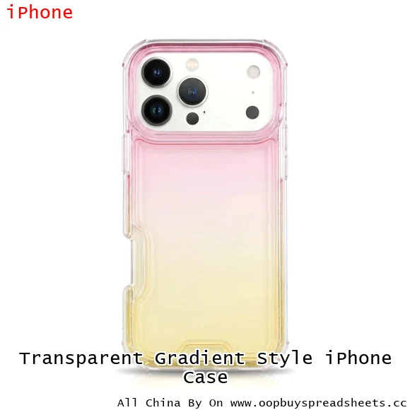 Transparent Gradient Style iPhone Case