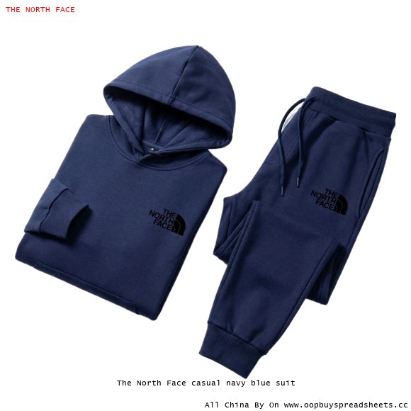 The North Face casual navy blue suit