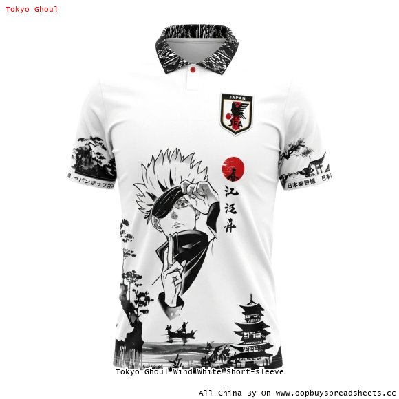 Tokyo Ghoul Wind White Short-sleeve
