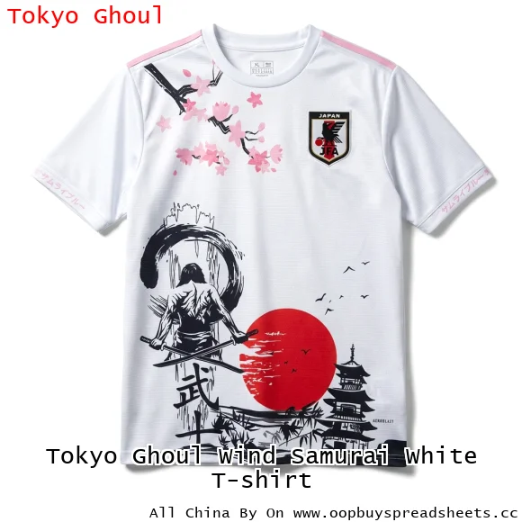 Tokyo Ghoul Wind Samurai White T-shirt