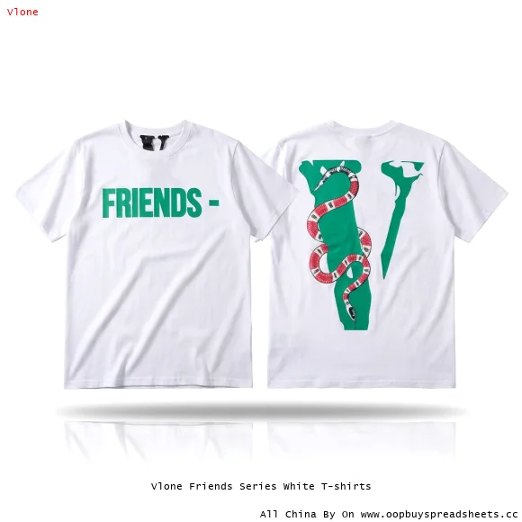 Vlone Friends Series White T-shirts