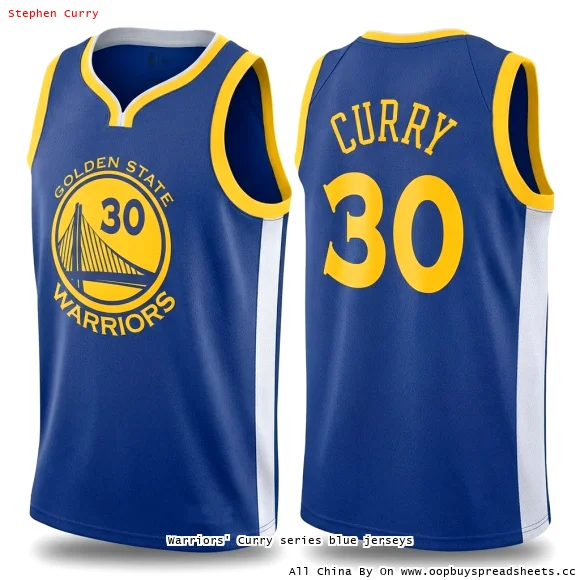 Warriors' Curry series blue jerseys