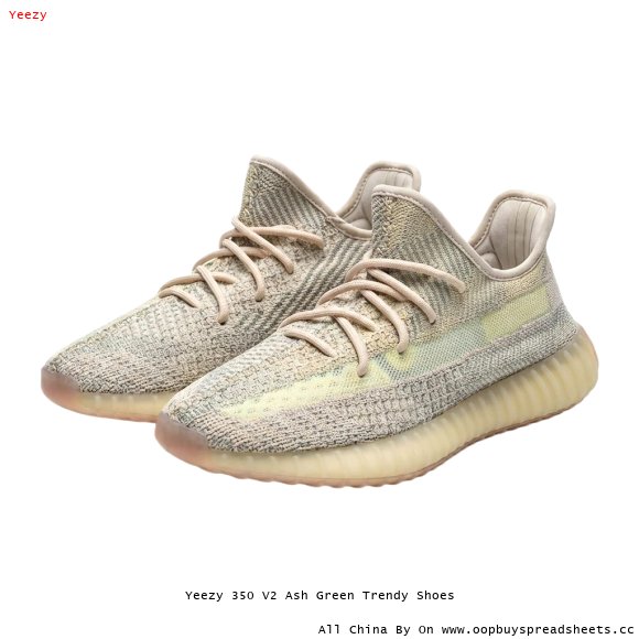 Yeezy 350 V2 Ash Green Trendy Shoes