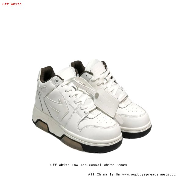 Off-White Low-Top Casual White Shoes