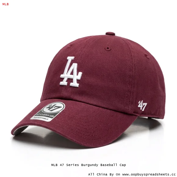 MLB 47 Series Burgundy Baseball Cap