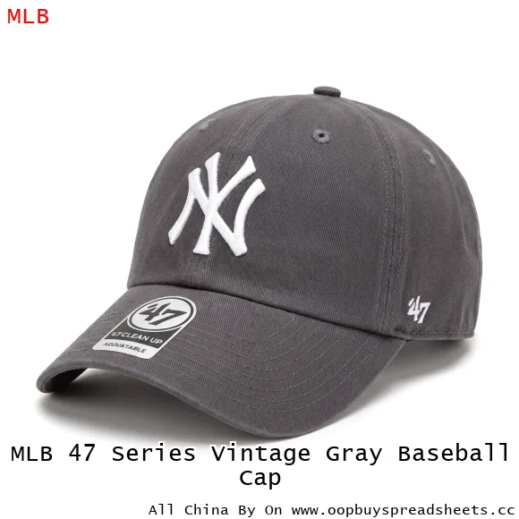 MLB 47 Series Vintage Gray Baseball Cap