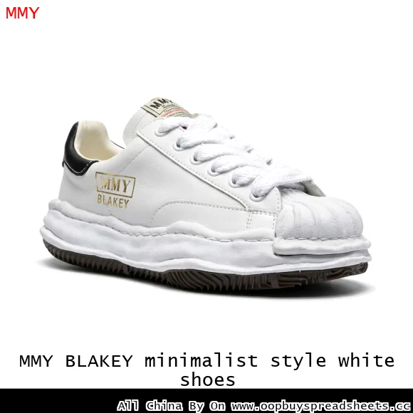 MMY BLAKEY minimalist style white shoes