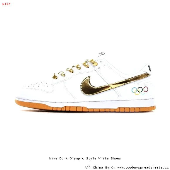 Nike Dunk Olympic Style White Shoes