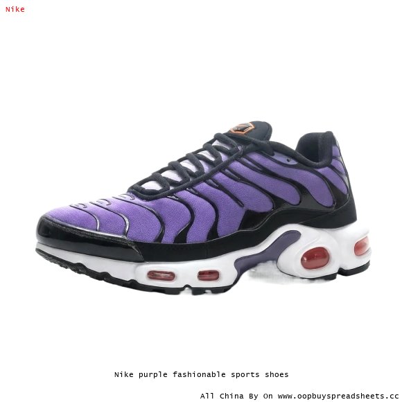 Nike purple fashionable sports shoes