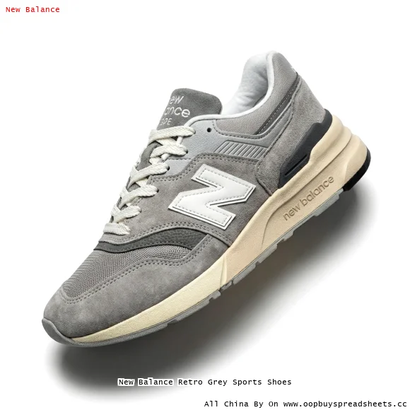 New Balance Retro Grey Sports Shoes