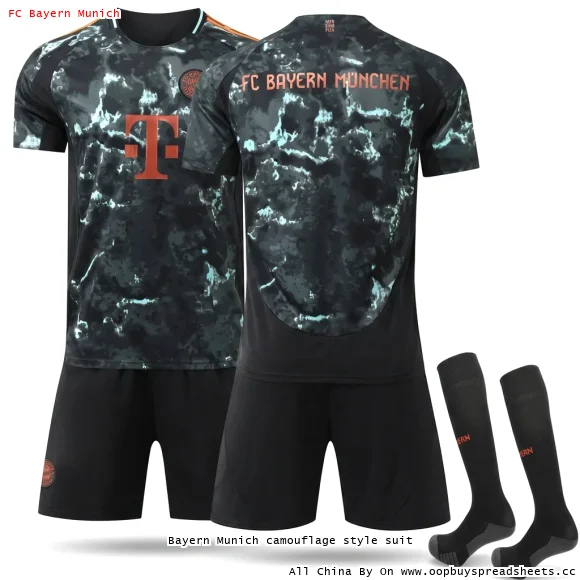 Bayern Munich camouflage style suit