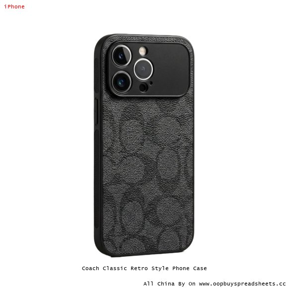 Coach Classic Retro Style Phone Case